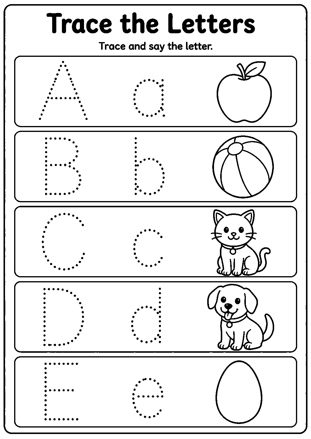 Match The Shapes Worksheet