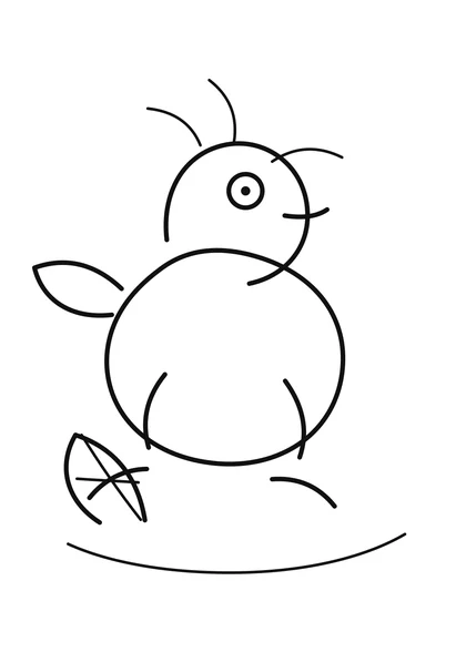 Baby Dinosaur Coloring Page