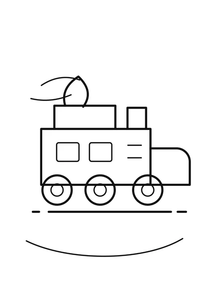 Train Coloring Page